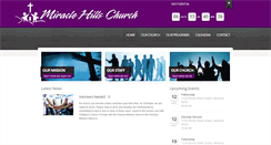 Desktop Screenshot of miraclehillschurch.org